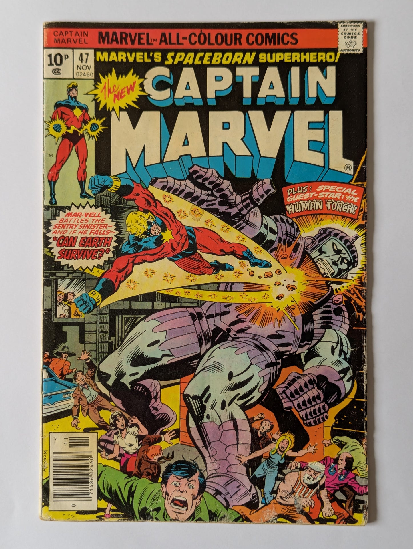 Captain Marvel #47 Marvel Comic Book