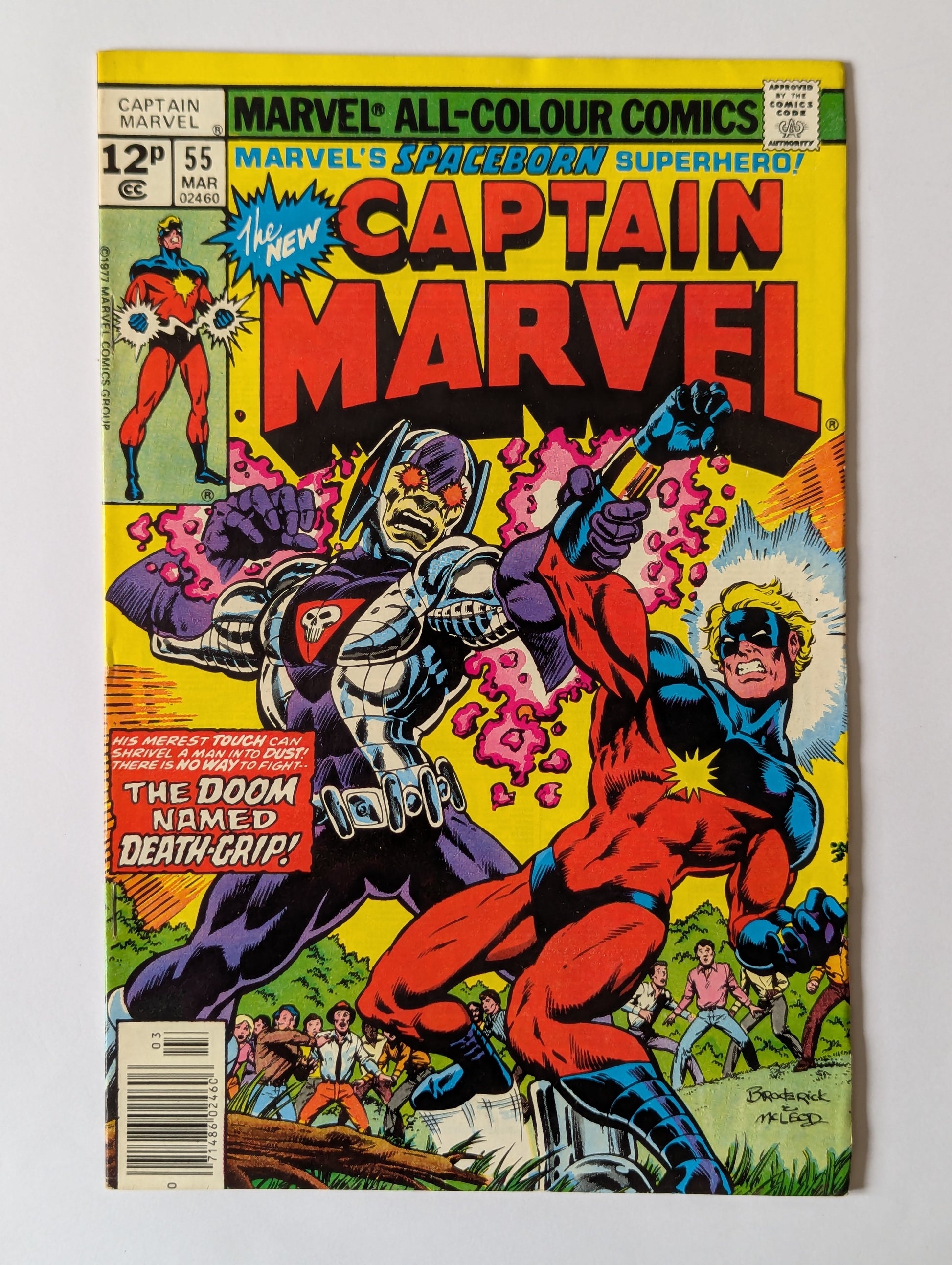 Captain Marvel #55 Marvel Comic Book