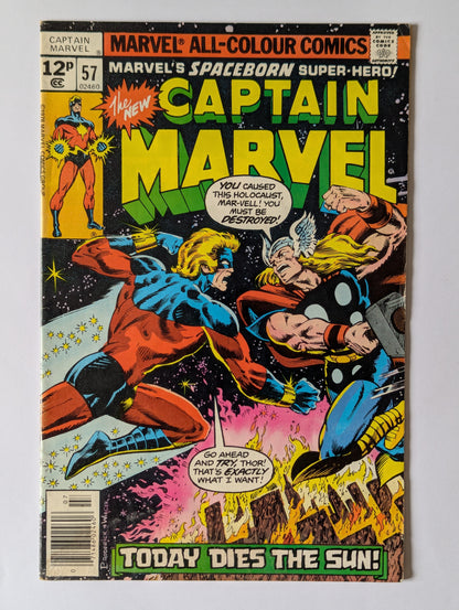 Captain Marvel #57 Marvel Comic Book