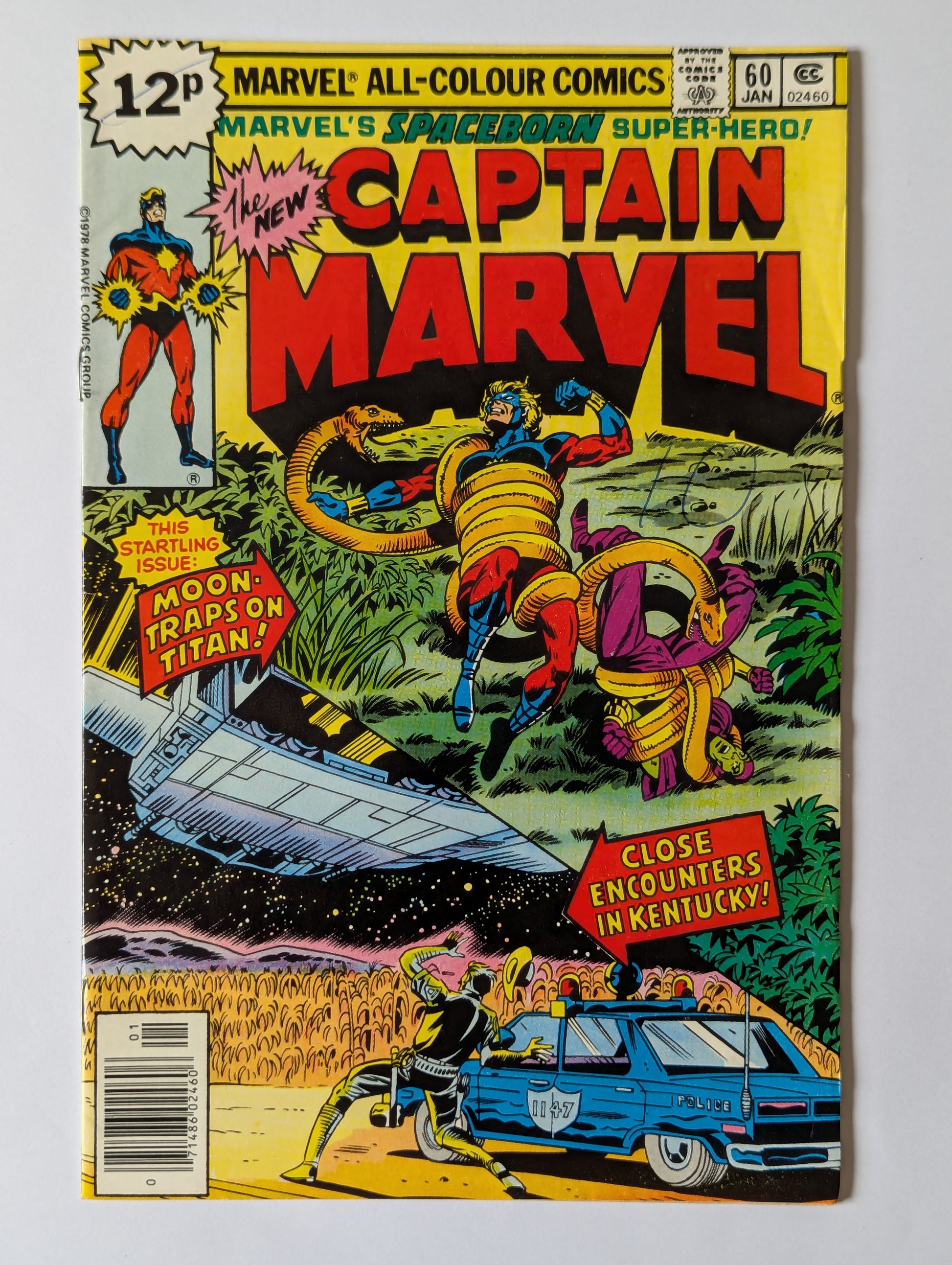 Captain Marvel #60 Marvel Comic Book
