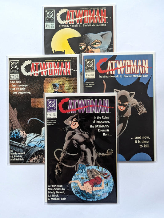 Catwoman #1-4 Limited Series DC Comic Book Set