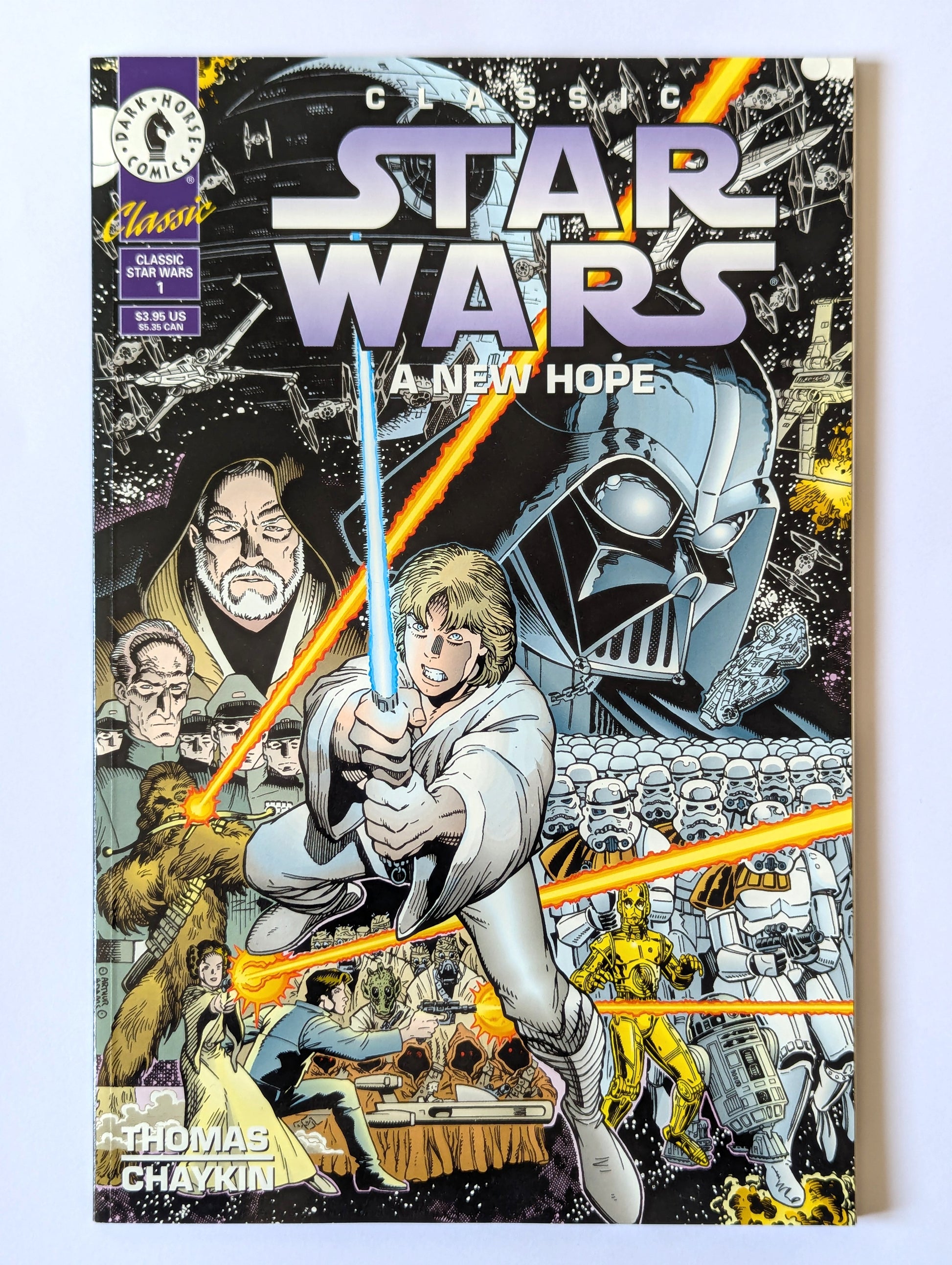 Classic Star Wars A New Hope #1 Dark Horse Comic Book