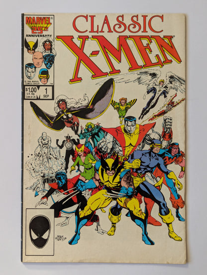 Classic X-Men #1 Marvel Comic Book