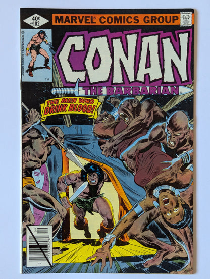 Conan the Barbarian #102 Marvel Comic Book