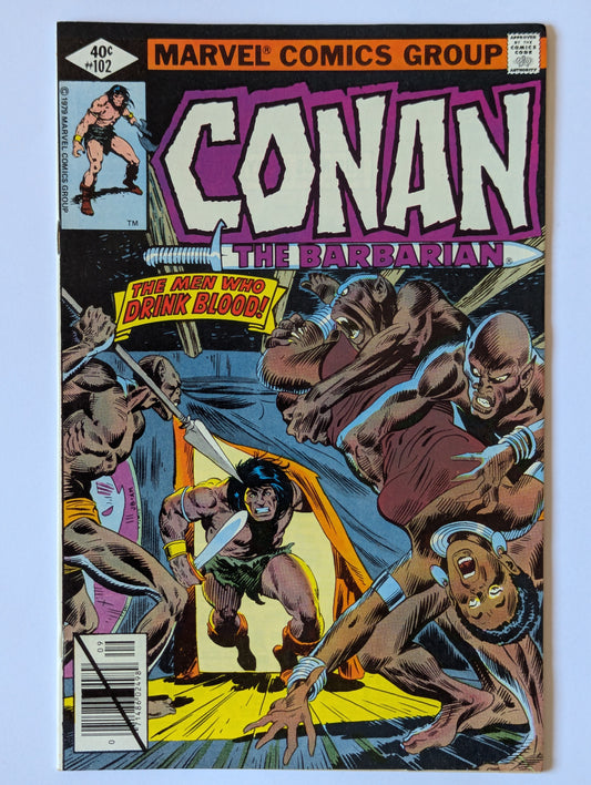 Conan the Barbarian #102 Marvel Comic Book