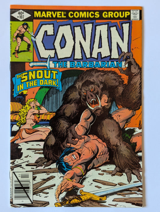 Conan the Barbarian #107 Marvel Comic Book