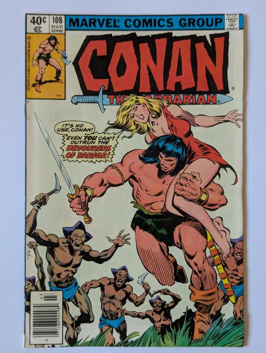 Conan the Barbarian #108 Marvel Comic Book