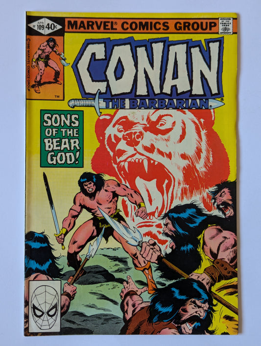 Conan the Barbarian #109 Marvel Comic Book