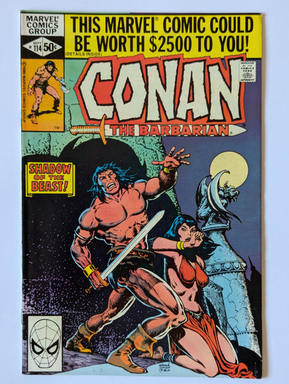 Conan the Barbarian #114 Marvel Comic Book