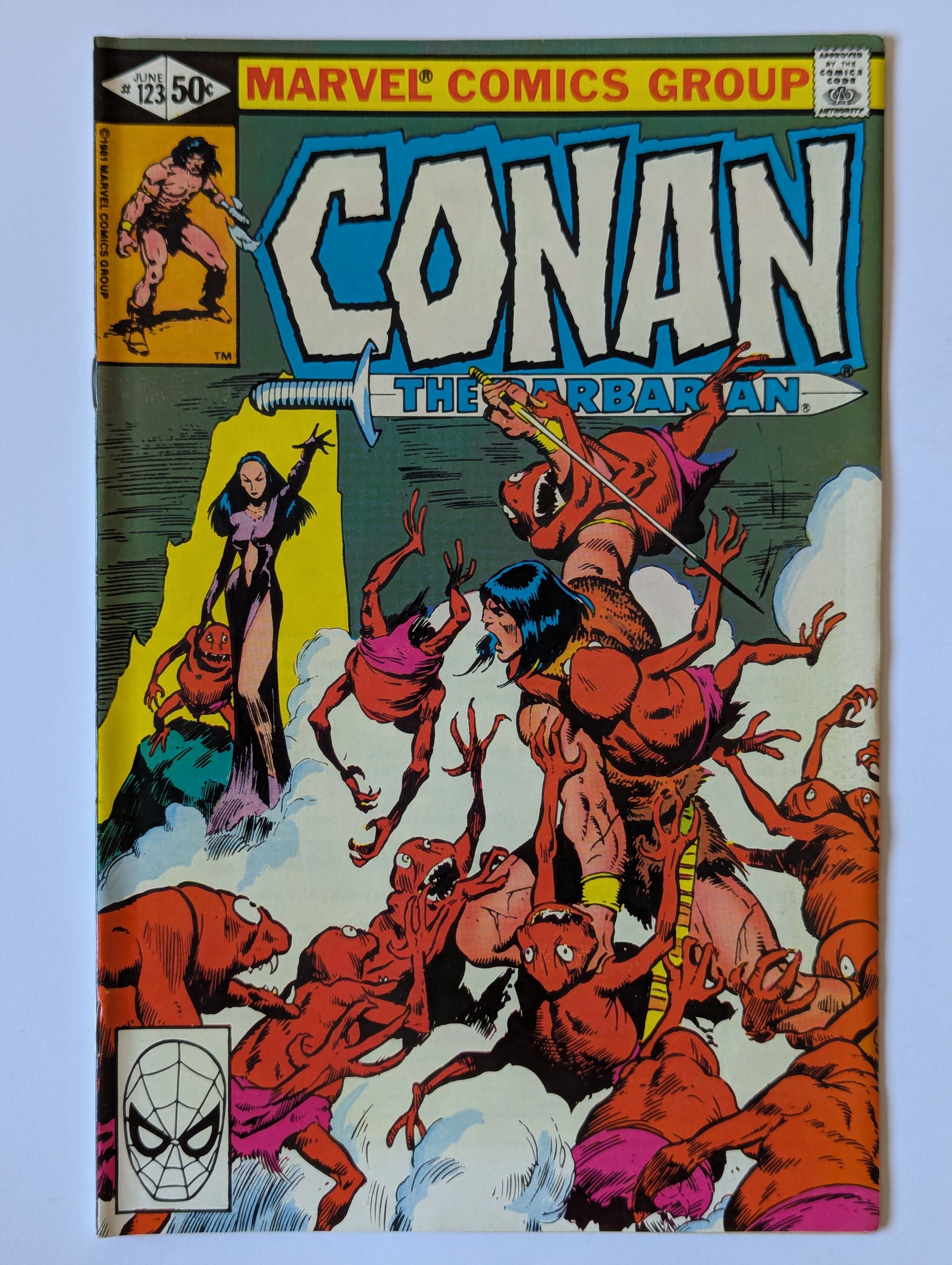 Conan the Barbarian #123 Marvel Comic Book