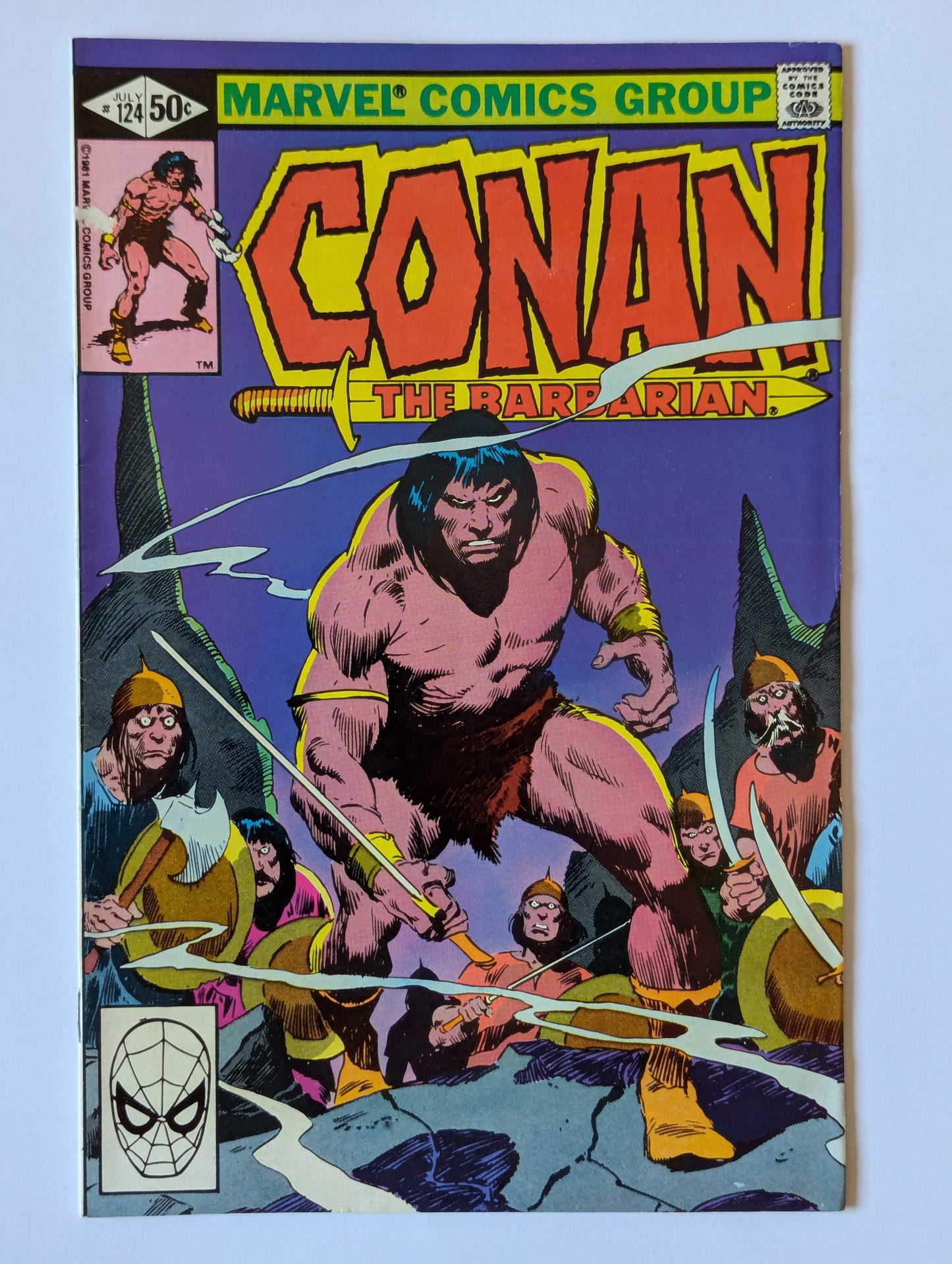 Conan the Barbarian #124 Marvel Comic Book