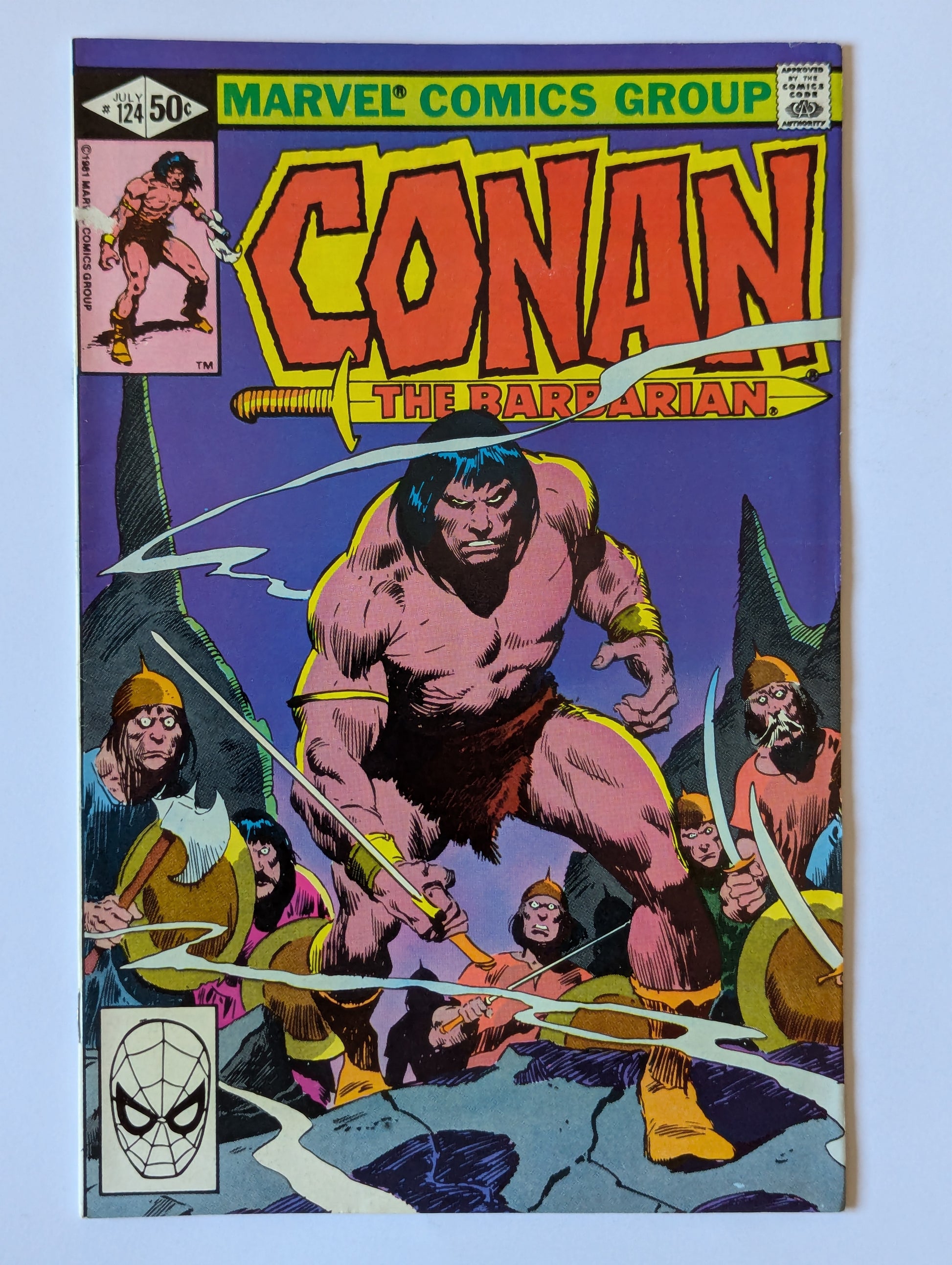 Conan the Barbarian #124 Marvel Comic Book