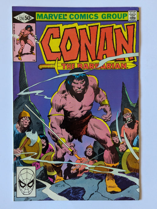 Conan the Barbarian #124 Marvel Comic Book