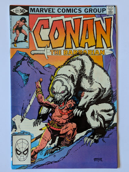 Conan the Barbarian #127 Marvel Comic Book
