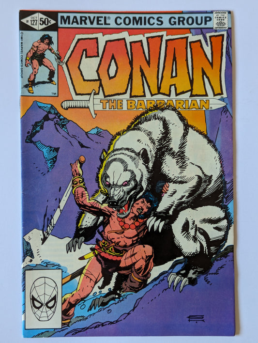 Conan the Barbarian #127 Marvel Comic Book