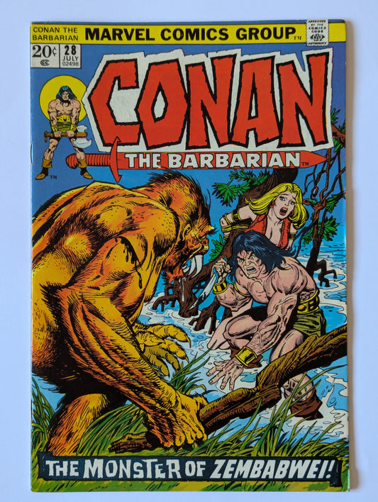 Conan the Barbarian #28 Marvel Comic Book