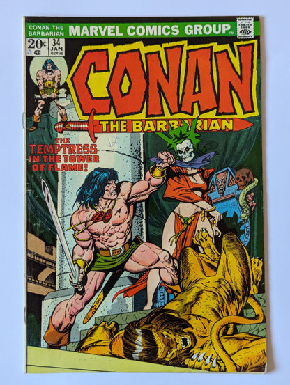 Conan the Barbarian #34 Marvel Comic Book