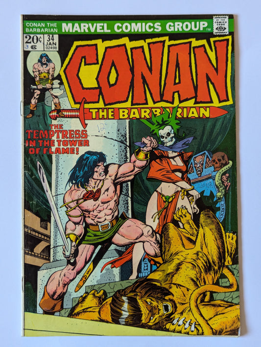 Conan the Barbarian #34 Marvel Comic Book