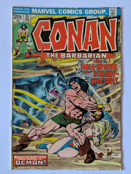 Conan the Barbarian #35 Marvel Comic Book