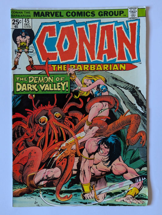 Conan the Barbarian #45 Marvel Comic Book