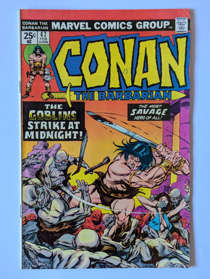 Conan the Barbarian #47 Marvel Comic Book