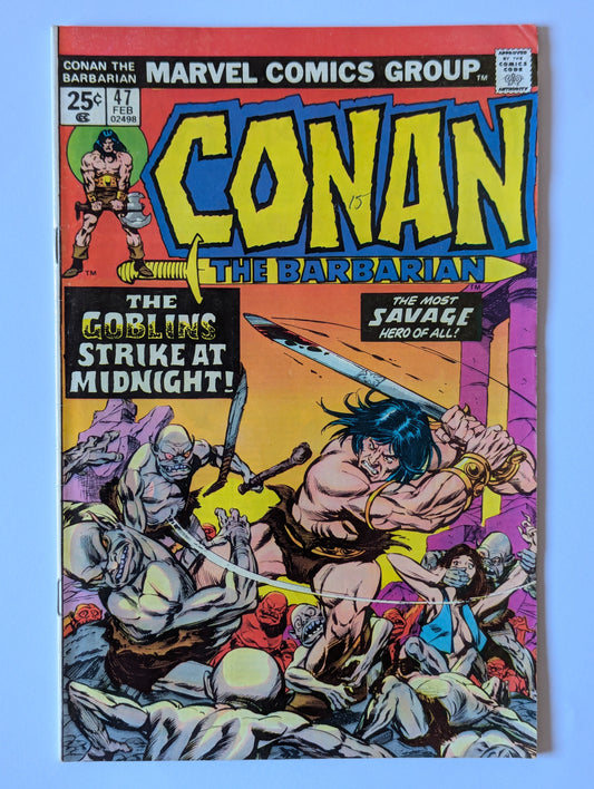 Conan the Barbarian #47 Marvel Comic Book