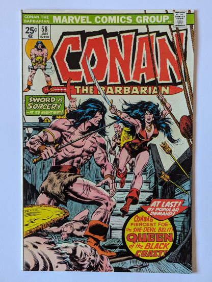 Conan the Barbarian #58 Marvel Comic Book