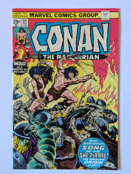 Conan the Barbarian #59 Marvel Comic Book