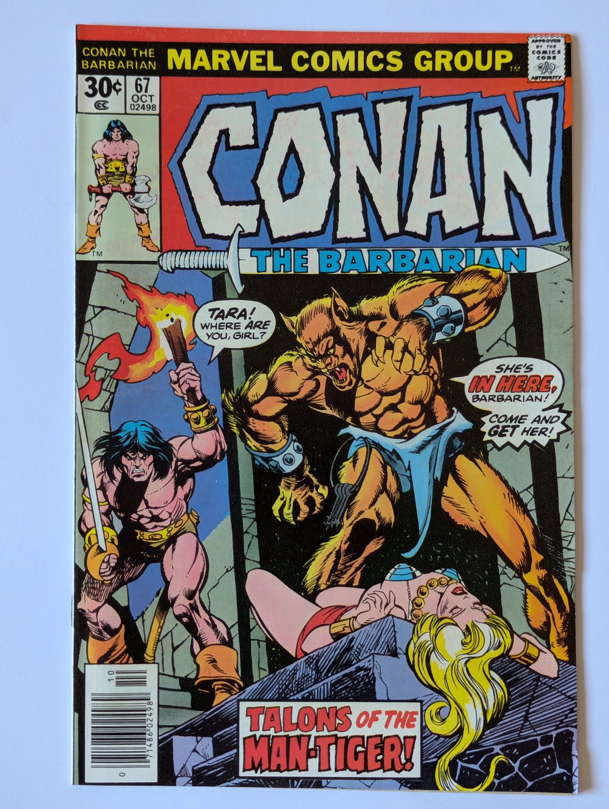 Conan the Barbarian #67 Marvel Comic Book