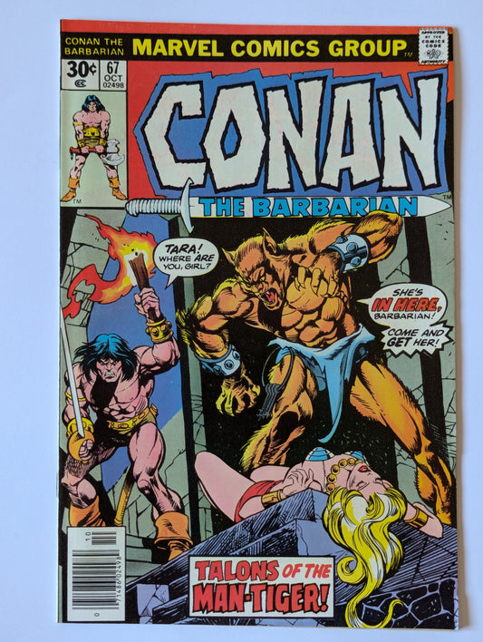 Conan the Barbarian #67 Marvel Comic Book