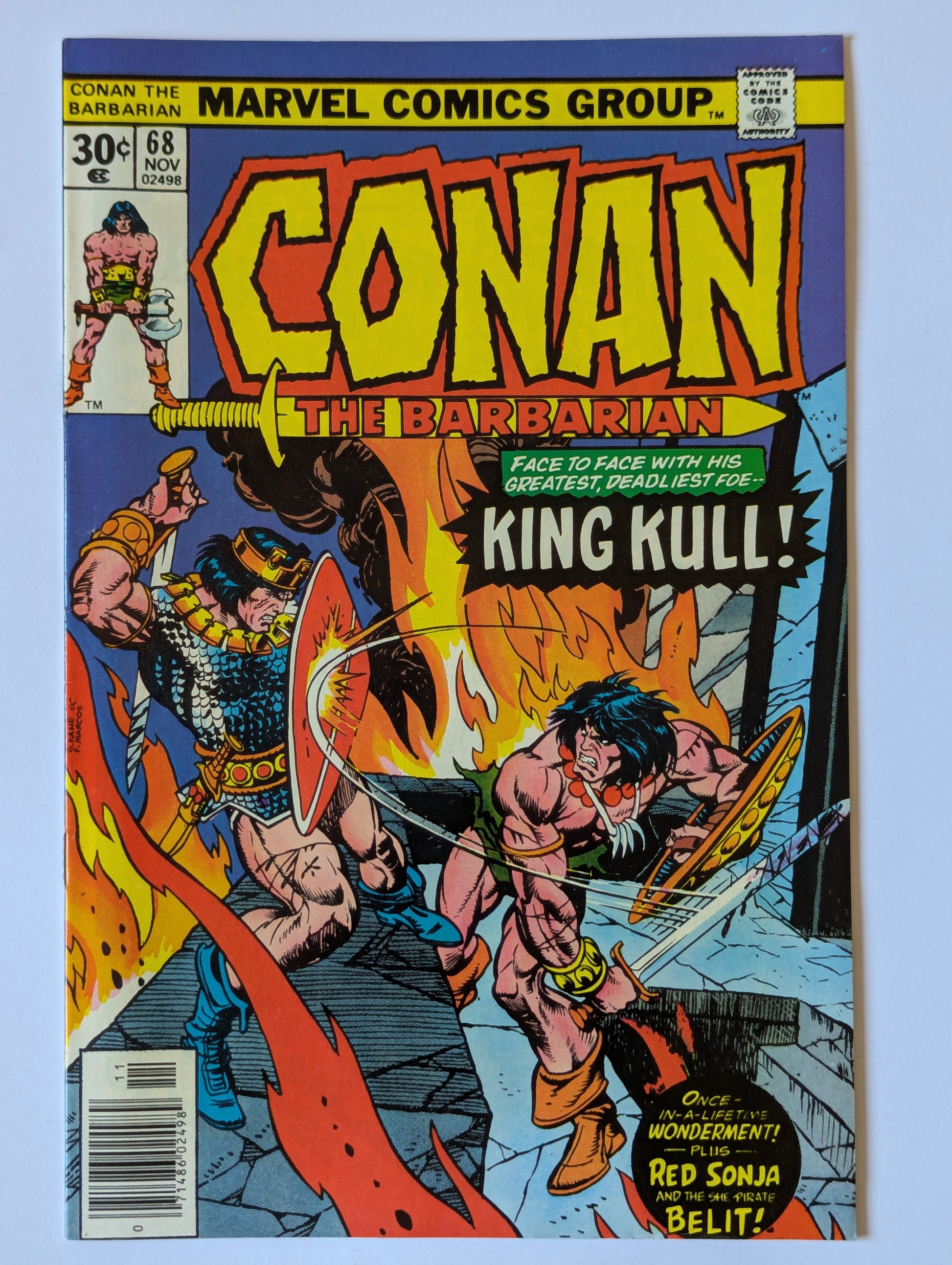 Conan the Barbarian #68 Marvel Comic Book