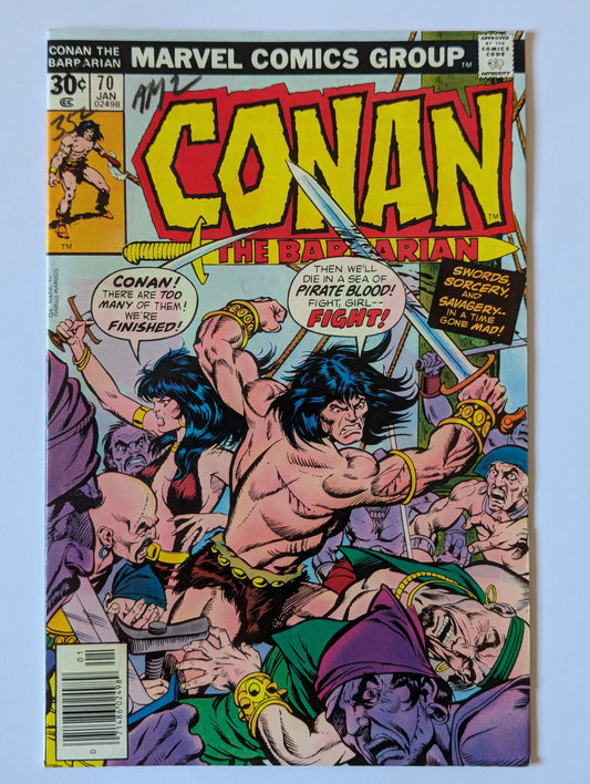 Conan the Barbarian #70 Marvel Comic Book