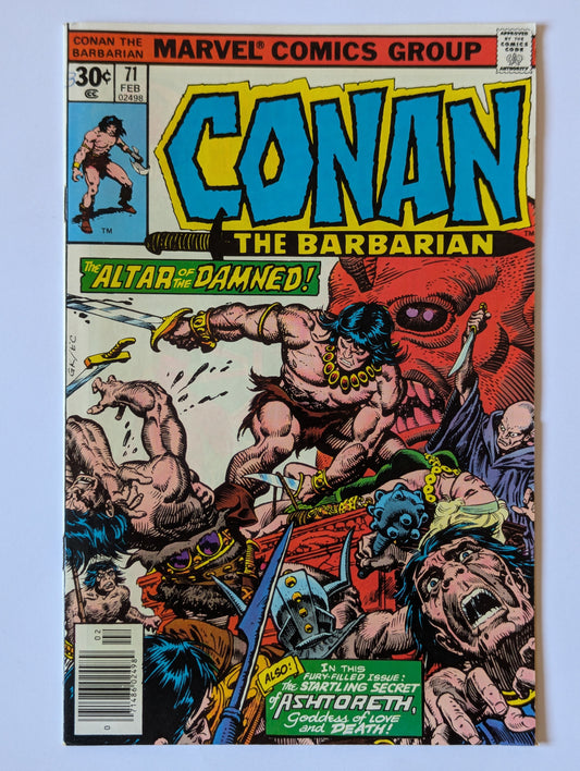Conan the Barbarian #71 Marvel Comic Book