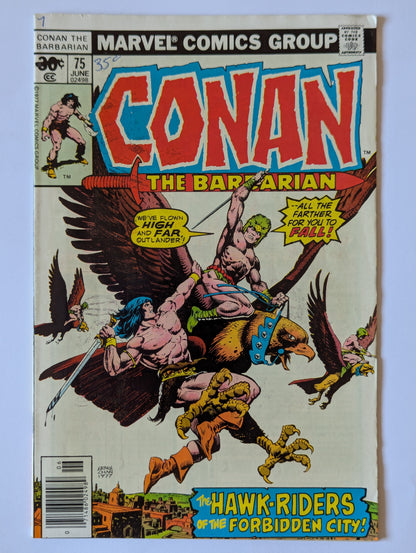 Conan the Barbarian #75 Marvel Comic Book