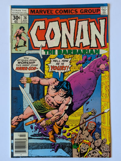 Conan the Barbarian #76 Marvel Comic Book
