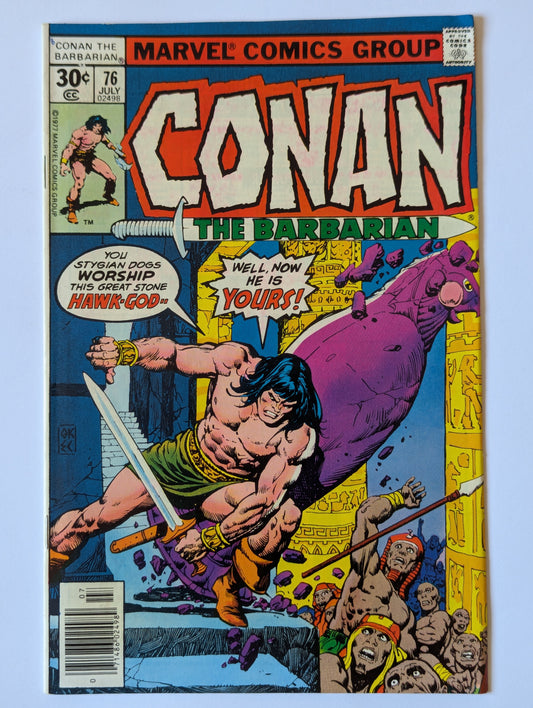 Conan the Barbarian #76 Marvel Comic Book
