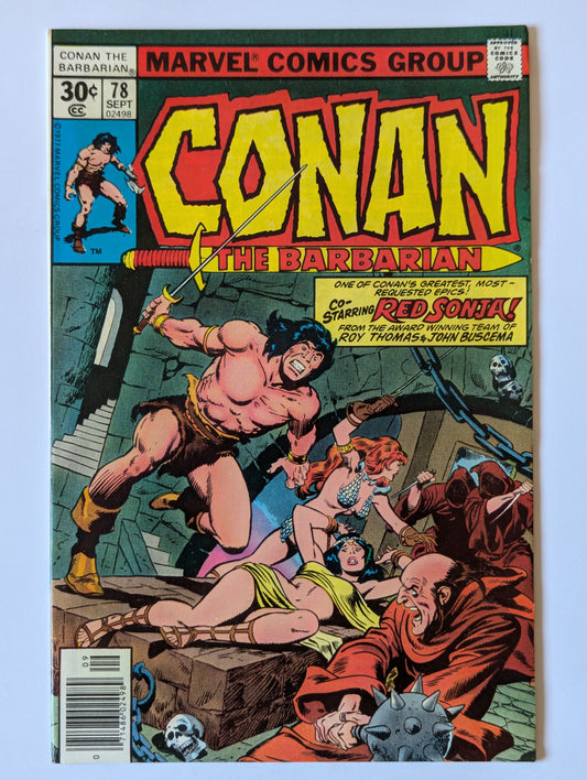 Conan the Barbarian #78 Marvel Comic Book