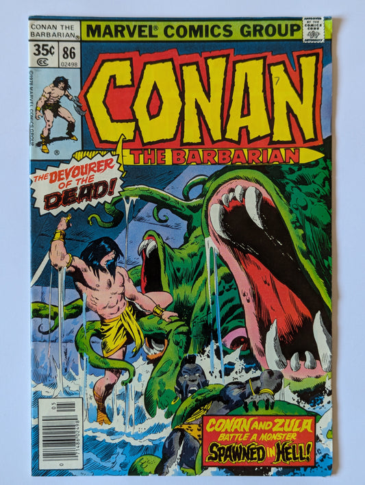 Conan the Barbarian #86 Marvel Comic Book