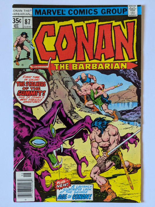 Conan the Barbarian #87 Marvel Comic Book