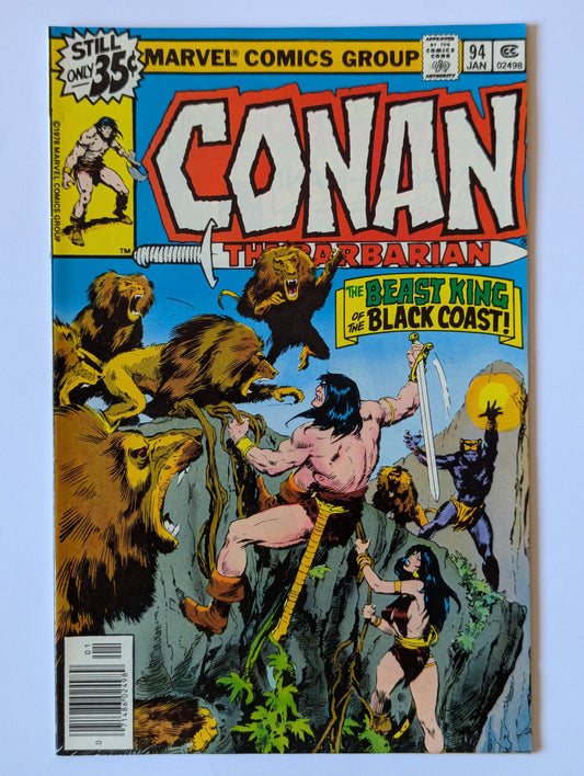 Conan the Barbarian #94 Marvel Comic Book