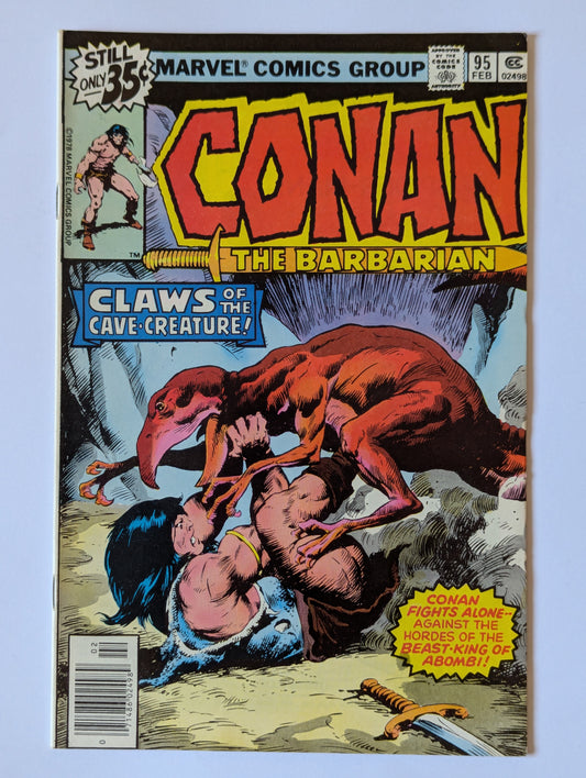 Conan the Barbarian #95 Marvel Comic Book