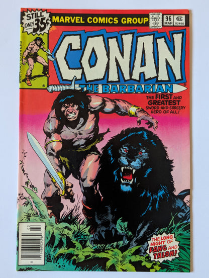 Conan the Barbarian #96 Marvel Comic Book