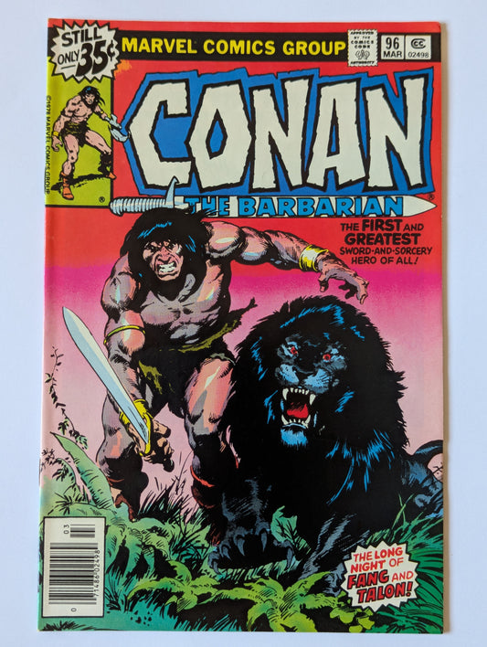 Conan the Barbarian #96 Marvel Comic Book