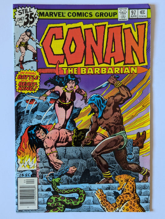 Conan the Barbarian #97 Marvel Comic Book