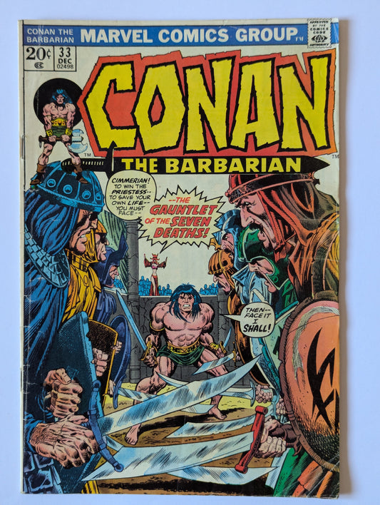 Conan the Barbarian #33 Marvel Comic Book