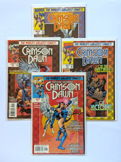 Psylocke and Archangel Crimson Dawn #1-4 Limited Series Marvel Comic Book Set
