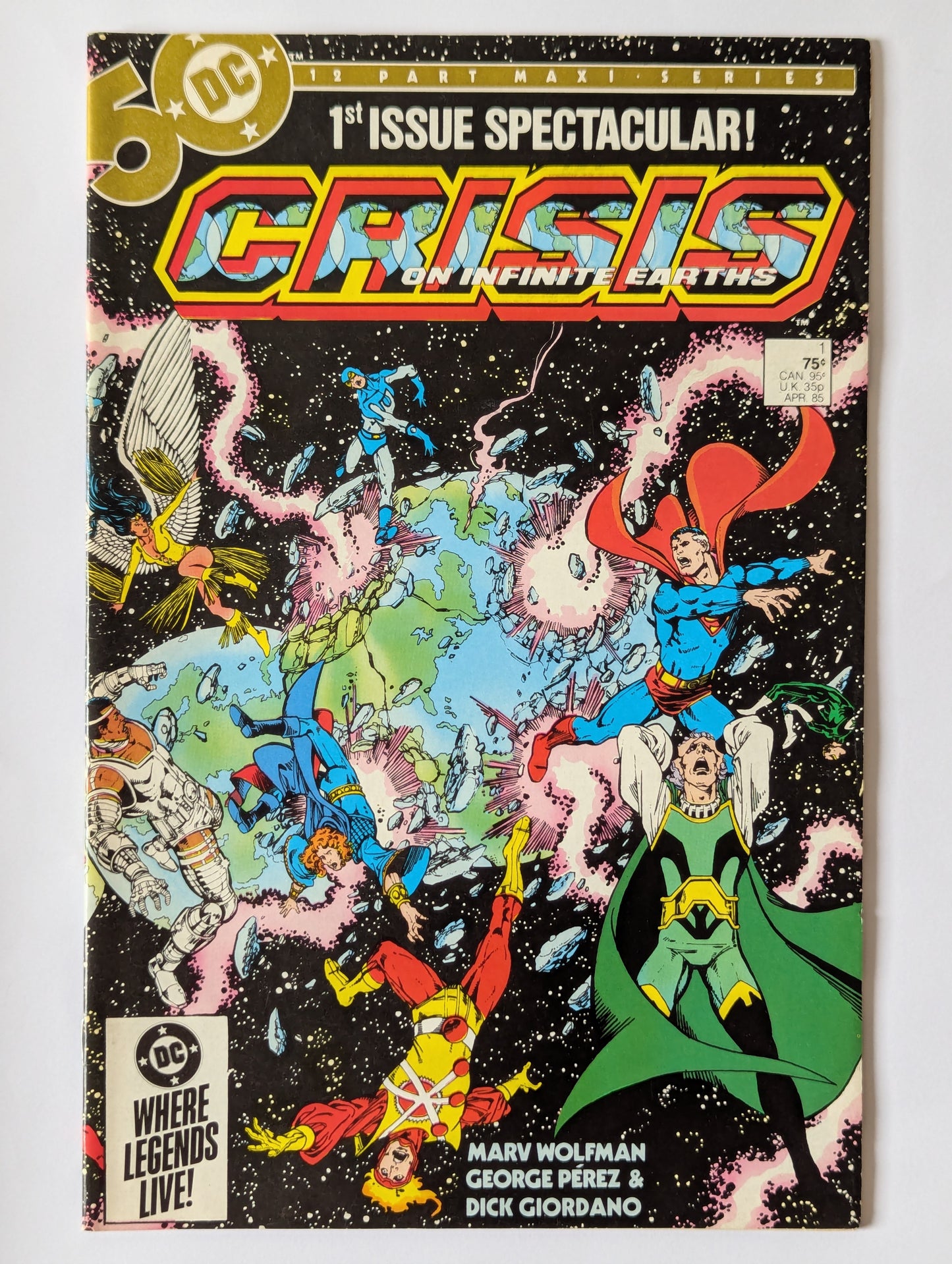 Crisis on Infinite Earths #1 DC Comic Book