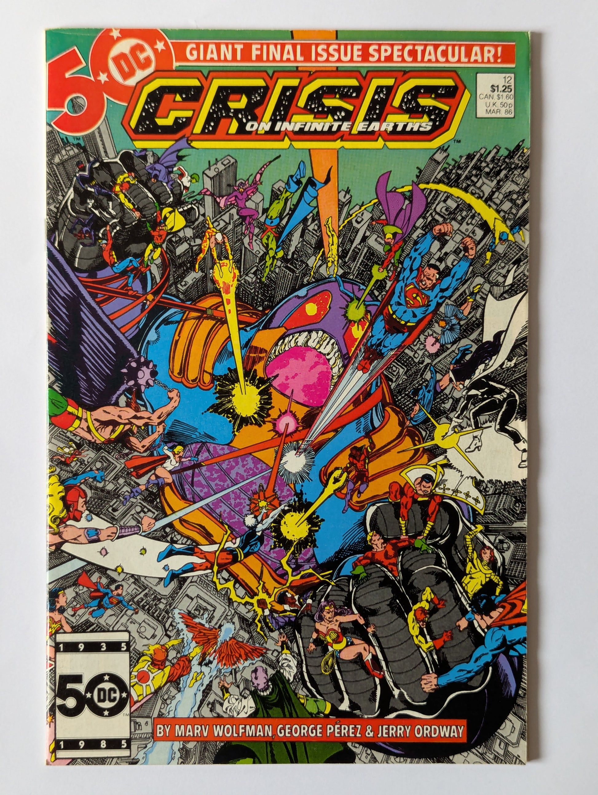 Crisis on Infinite Earths #12 DC Comic Book