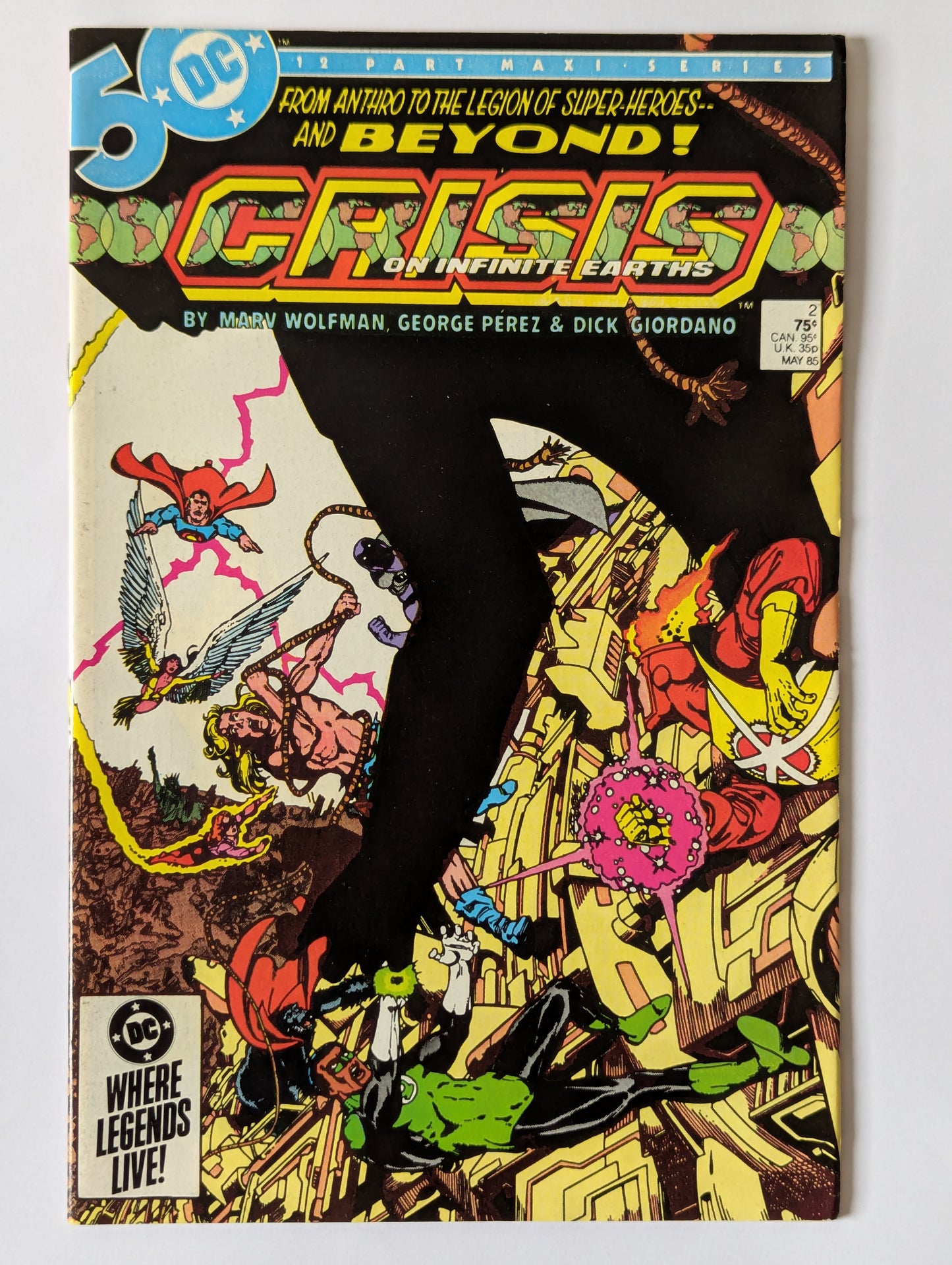 Crisis on Infinite Earths #2 DC Comic Book