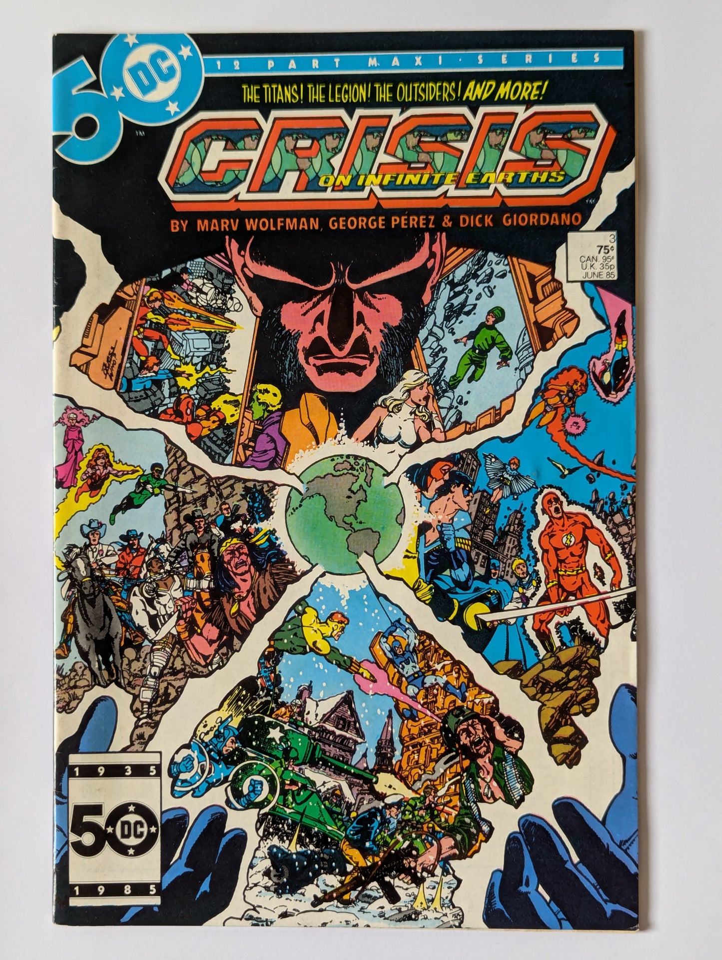 Crisis on Infinite Earths #3 DC Comic Book
